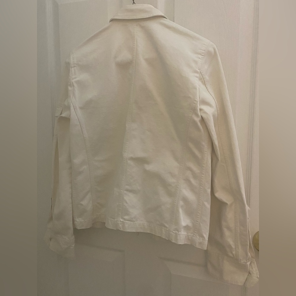 J Crew Barn Coat Sz XS Cream - Picture 3 of 8
